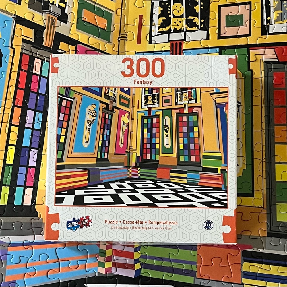 Sure Lox Jigsaw Puzzle "Fantasy" 300 Pc Colorful Artsy Modern Complete Presorted
